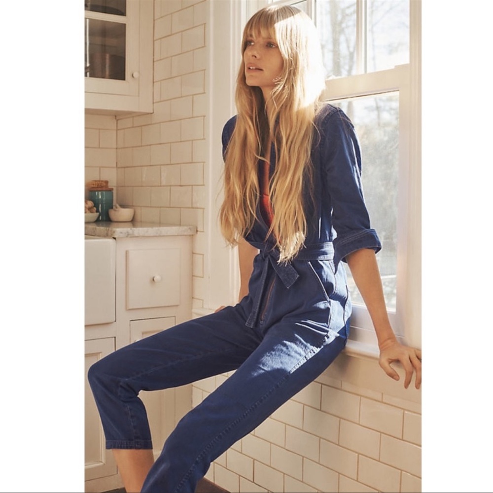 Denim Jumpsuit Medium NWT